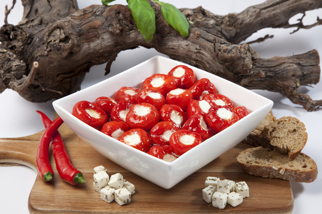 Peppadew met kruidenkaas